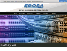 Tablet Screenshot of ebosa.cl